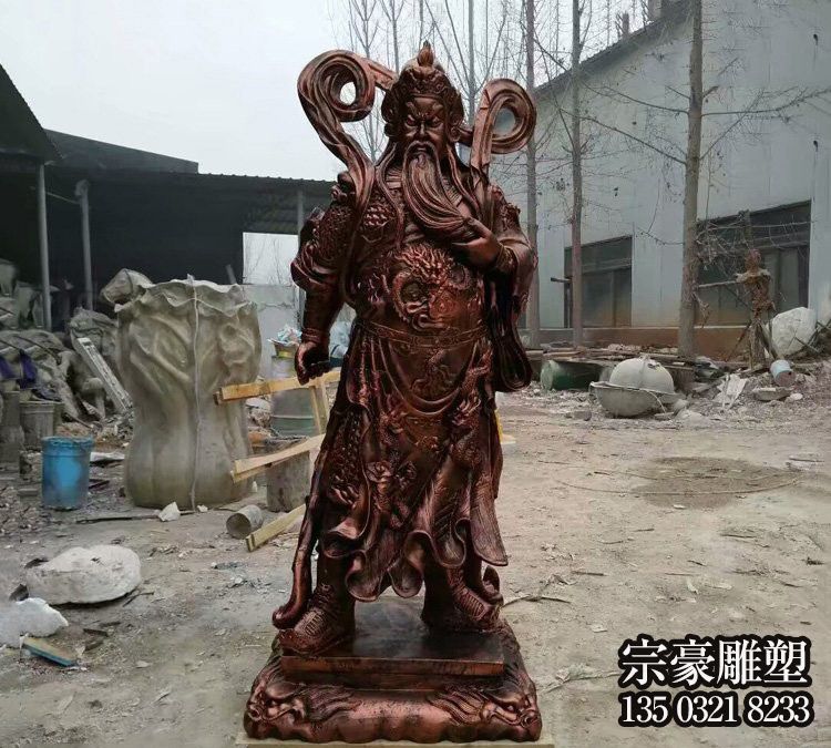 不銹鋼仿銅戶(hù)外景觀關(guān)公雕塑 不銹鋼仿銅戶(hù)外景觀關(guān)公雕塑